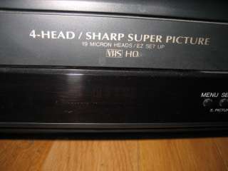 Sharp VC A582 VCR Casette Player Stereo Video VHS Super Picture 
