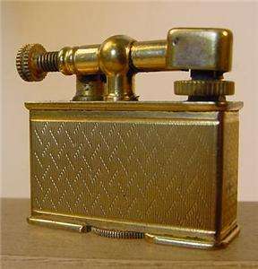1930s Parker/Dunhill Gold Plated Beacon Cigarette Lighter  
