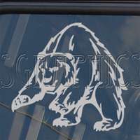 Grizzly Bear Hunt Decal Car Truck Window Sticker  