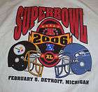 SUPER BOWL XL 40 SEA SEAHAWKS PITTSBURGH STEELERS PATCH  