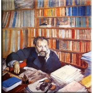  Edmond Duranty 16x16 Streched Canvas Art by Degas, Edgar 