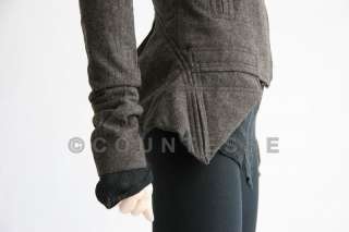   leather black jacket ro3707 angora white jacket ro3707 wool brown