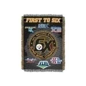   Steelers Commemorative Super Bowl Tapestry Throw