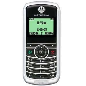  Motorola C118 Dual band GSM Phone (Unlocked) Cell Phones 