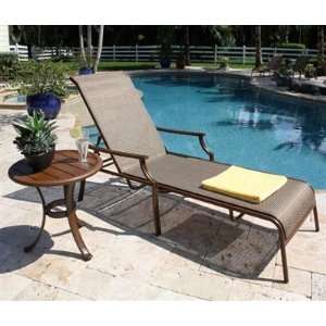  Chub Cay Patio Sling Outdoor Chaise Lounge By Hospitality 