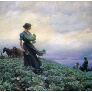   Charles Courtney Curran   24 x 24 inches   The Cabb