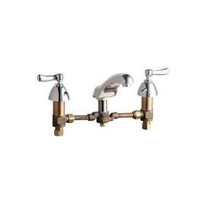   Manual Deck Mounted 8 Centerset Bathroom Faucet with 5 Cast Brass