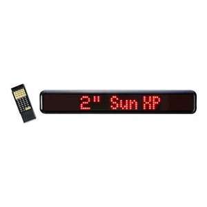  Sun XP Programmable Red LED Window Sign Display 4.25 x 40 