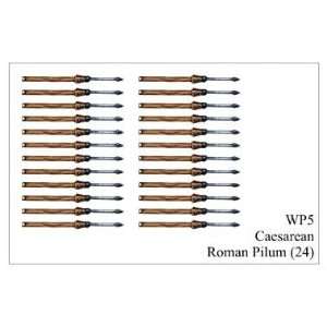   28mm Historicals   Weapons Caesarean Roman Pilum (24) Toys & Games
