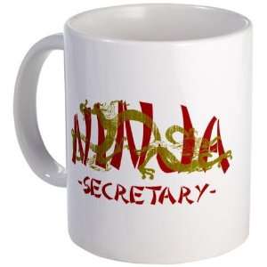    Secretary Dragon Ninja Funny Mug by 