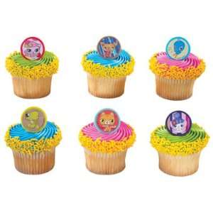  LITTLEST PET SHOP CAKE/ CUPCAKE RINGS PARTY FAVORS Toys 