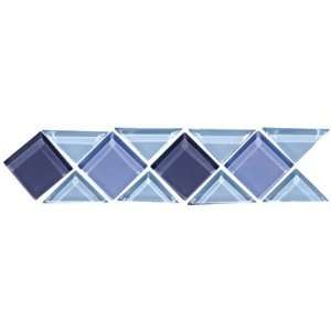  Original Style Large Triangle & Square Clear Glass Borders 