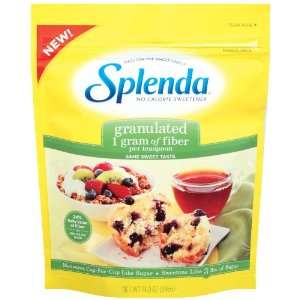 Splenda Sugar Substitute Fiber Granulated 14 oz  Grocery 