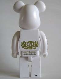 Medicom CAP & PEP 400% MINT Bearbrick Bulk #EC005  