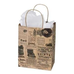  8 X 4 X 10 Kraft Paper Shopping Bags With Handles 