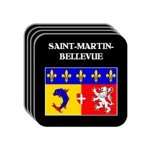 Rhone Alpes   SAINT MARTIN BELLEVUE Set of 4 Mini Mousepad Coasters