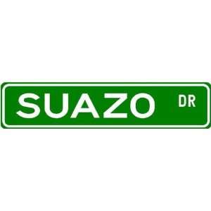  SUAZO Street Name Sign ~ Family Lastname Sign ~ Gameroom 