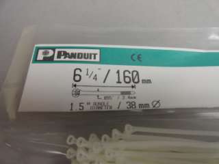   BAG NEW PANDUIT 6 1/4 CABLE ZIP TIES BT1.5M M DOME TOP BARB TY  