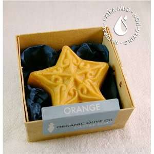   True Organics  Orange Star Castile Soap, 2.0 oz. (88% ORGANIC) Beauty