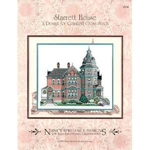  Starrett House   Cross Stitch Pattern Arts, Crafts 