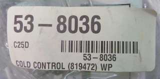 Genuine Whirlpool Thermostat Cold Control 819472  