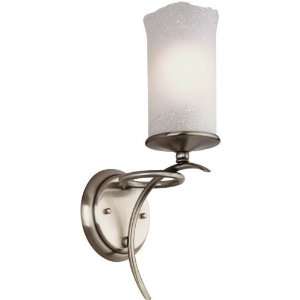  Candle Light Antique Silver Wall Sconce