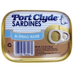 Port Clyde Sardines in Spring Water 3.75 Grocery & Gourmet Food