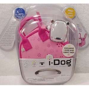  I Dog White with Pink Spots and Pink Carry Case Toys 