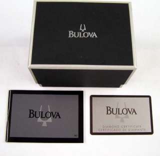 Bulova Watch BVA 130 Series Two Tone Rose Gold Diamonds Automatic 
