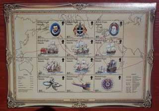Sir Francis Drake Souvenir Sheet 1997 BVI Stamp MINT  