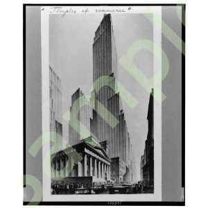    Temples of commerce Wall Stree New York City 1932