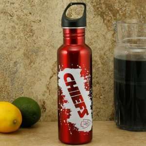  Kansas City Chiefs Red 26oz. Stainless Steel Water Bottle 