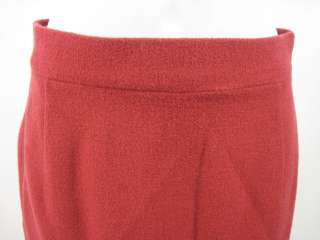 BYBLOS Red Wool Blazer Skirt Suit Sz 38  