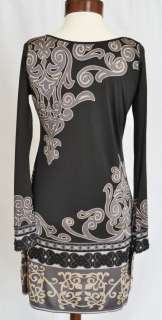 Hale Bob Silk Jersey Byzantine Empire Dress L 10 12 UK 14 16 NWT $380 
