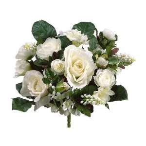  11 Small Rose/Stephanotis/ Pearl Hyacinth Bouquet w/Pearl 