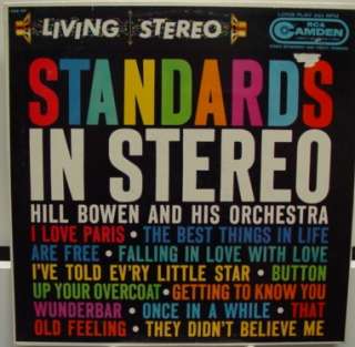 HILL BOWEN standards in stereo LP m  1s vinyl CAS 481  