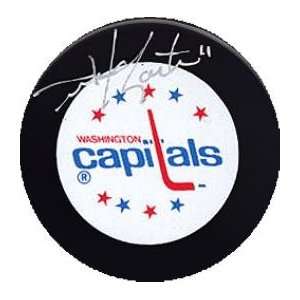  Mike Gartner autographed Hockey Puck (Washington Capitals 