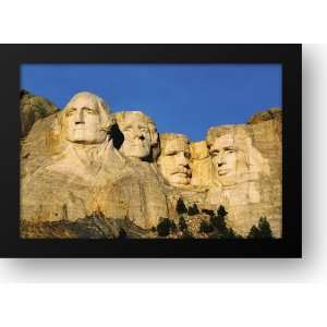  Mount Rushmore Memorial   Us Presidents 58x40 Framed Art 