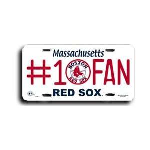  Boston Red Sox MLB License Plates Automotive