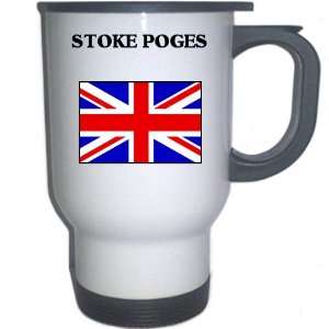  UK/England   STOKE POGES White Stainless Steel Mug 
