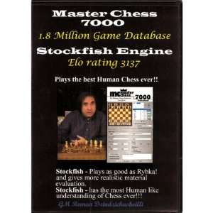    MasterChess 7000 with Stockfish 1.8 Chess Engine Toys & Games