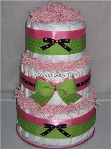 Tier Diaper Cake Baby Shower Gift BOY or GIRL MANY Themes available 