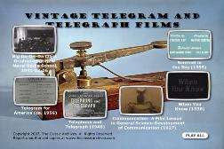 VINTAGE TELEGRAM, TELEGRAPH, MORSE CODE FILM J33  