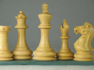 Weighted Staunton Chess Set Rose Wood w/o Board 4 Queen  