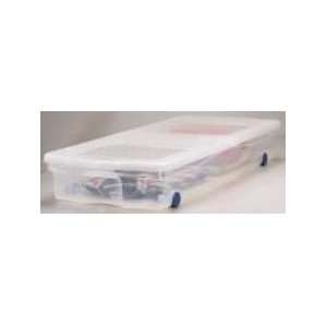  Sterilite Under The Bed Wheeled Storage Container 66 Qt 