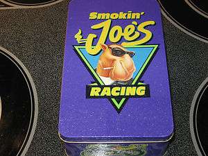 Joe Camel Smokin Joes Camel Racing Tin w/ unopened pack of 50 book 