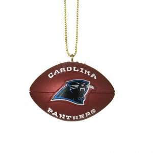  Carolina Panthers 2 1/4 Resin Football Ornament Sports 
