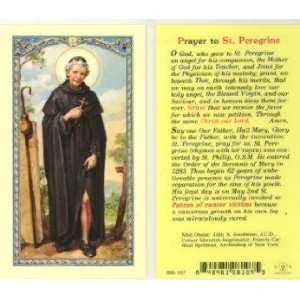  St. Peregrine Prayer/Biography Holy Card (800 107)   10 