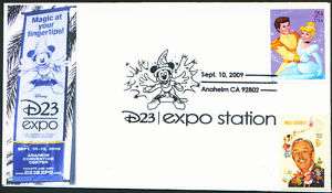 D23 EXPO Disney Envelope Cinderella n Prince Cancel  
