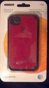 New Red Speck iPhone 4s and 4 Candyshell Case verizon sprint at&t RARE 